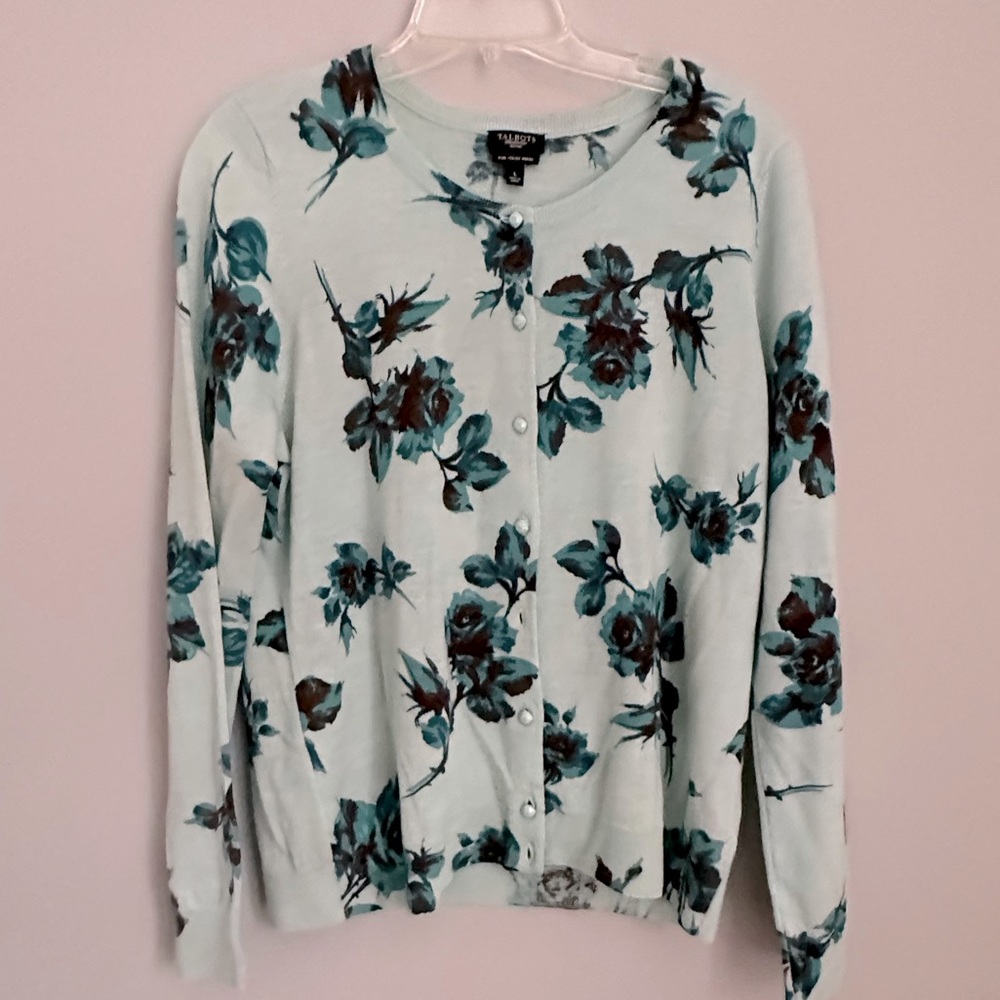 Talbots large petite cardigan sweater.